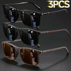 Luxury Vintage Square Polarized UV400 Sunglasses for Men & Women