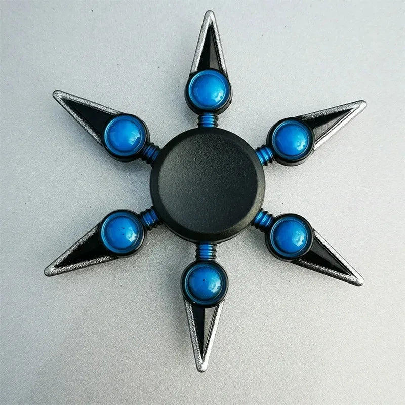 Ninja Shuriken Zinc Alloy Tri Fidget Spinner Stress Relief Toy