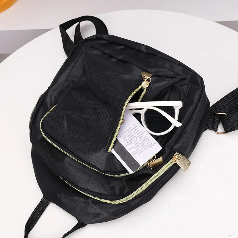 Women's Lightweight Nylon Mini Travel Backpack