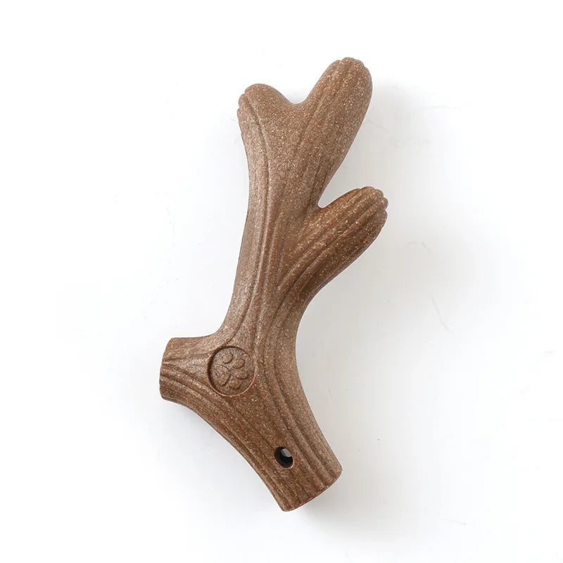 Bamboo Dog Chew Toy Dental Bone Bite Resistant Training Toy