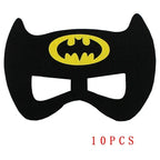 32/28/10 Pcs/Lot Superhero Mask Cosplay Christmas Halloween  Carnival Party Props  Birthday Felt  Masquerade