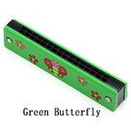 Wooden Harmonica Musical Instrument Toy for Early Learning Kids