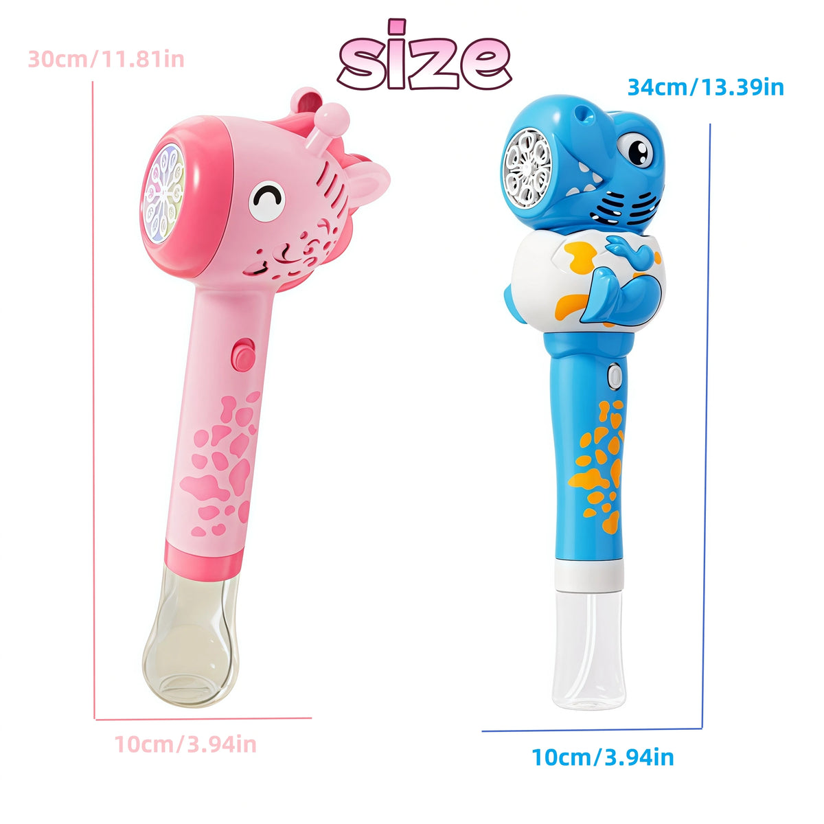 Cartoon Dinosaur & Giraffe Automatic Bubble Blowing Machine