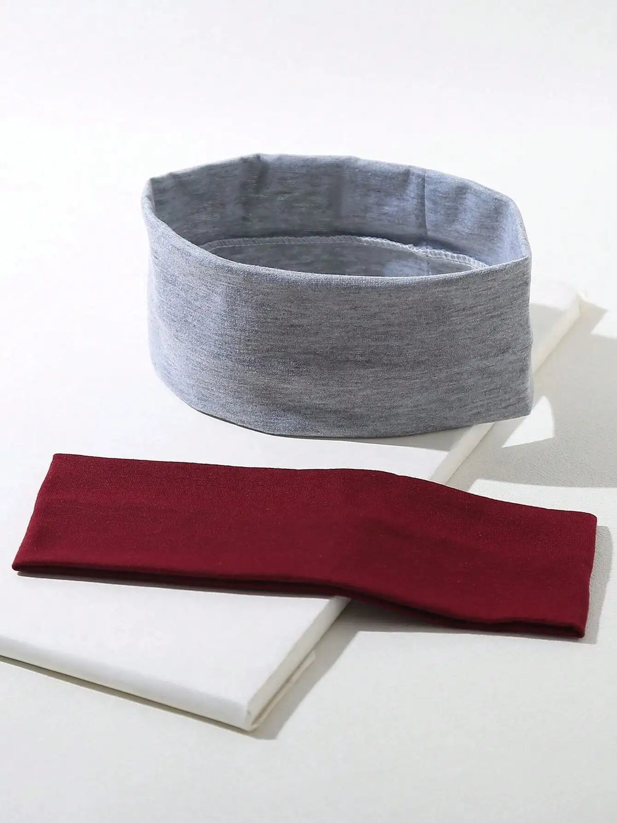 6-Pack Sports Sweatband Headbands – Solid Color & Leopard Print