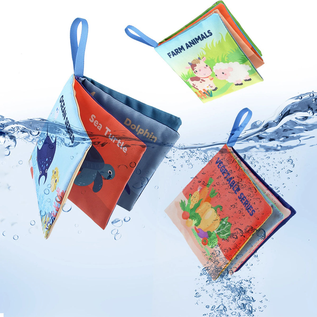 Soft 3D Touch & Feel Baby Cloth Book