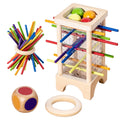 Montessori Wooden Stick Board Game Parent Child Educational Toy