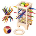 Montessori Wooden Stick Board Game Parent Child Educational Toy