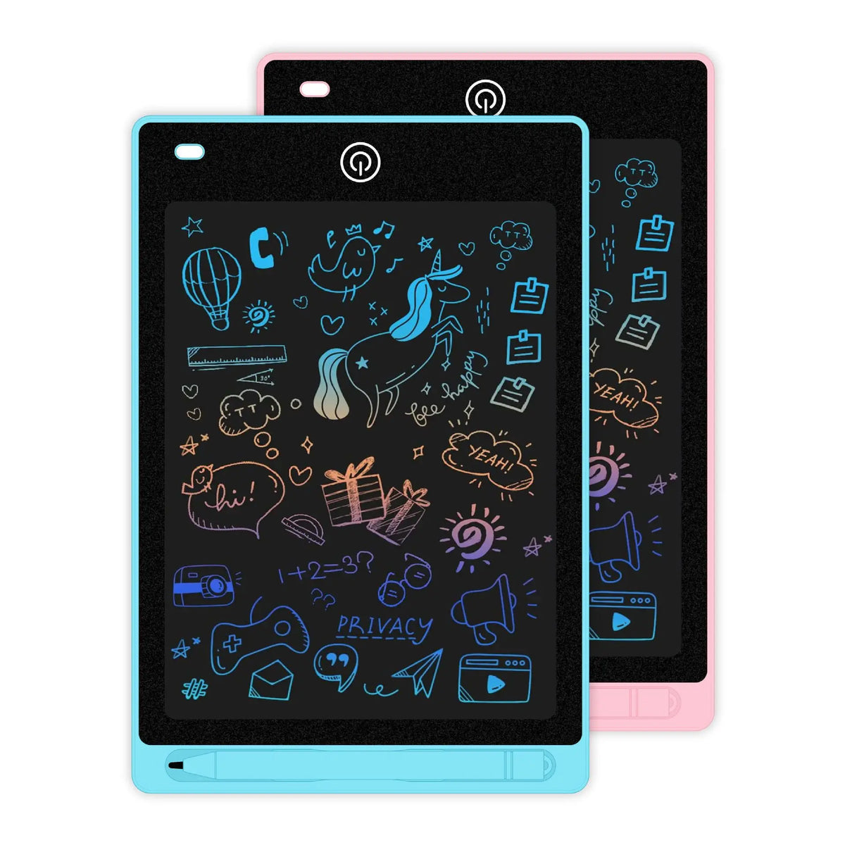 LCD Writing Tablet for Kids – 12 Inch Reusable Drawing Board