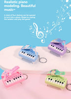 Mini Desktop Piano Keychain Musical Toy for Kids and Music Lovers