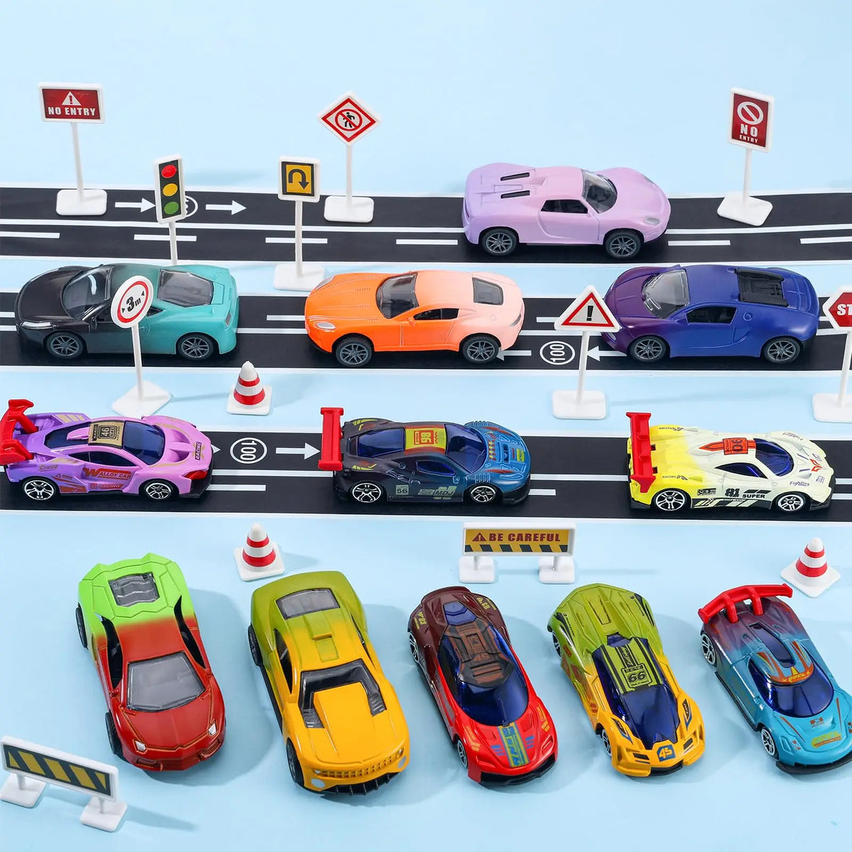 Alloy Color Changing Off Road Inertia Racing Toy Car