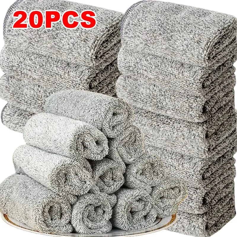 Microfiber Cleaning Cloths for Bicycle Car Kitchen Towel Absorbent Soft And Stain-removing Cloth Reusable Cleaning Towels
