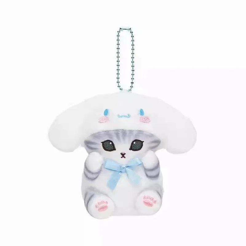 Mofusand Anime Plush Keychain Cute Cat Bag Charm