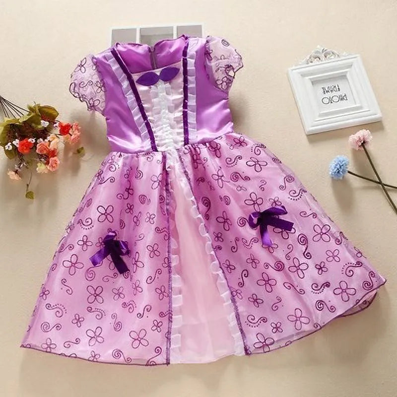 Girls Princess Costume Dress – Cinderella, Snow White & Rapunzel Outfit