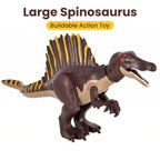 Jurassic Spinosaurus Movable Building Block Dinosaur Model