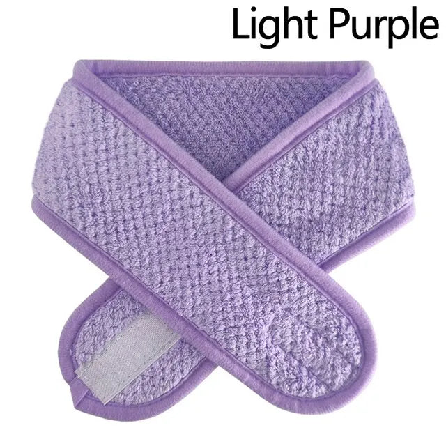 Adjustable Wide Non-Slip Spa Makeup Headband for Women