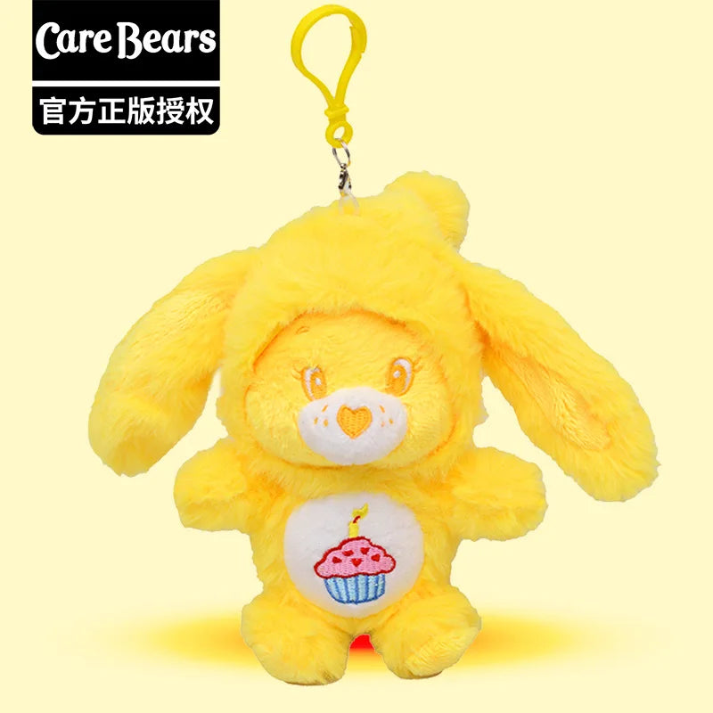 Care Bears Rabbit Hat Plush Keychain Rainbow Bear Bag Charm Gift