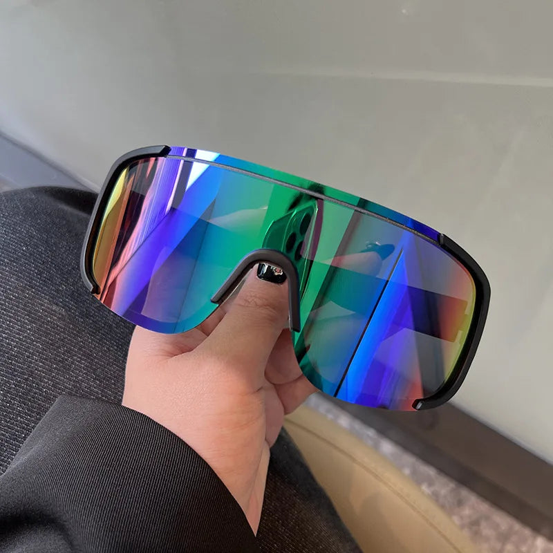 Y2K Reflective UV400 Cycling Sunglasses for Men & Women