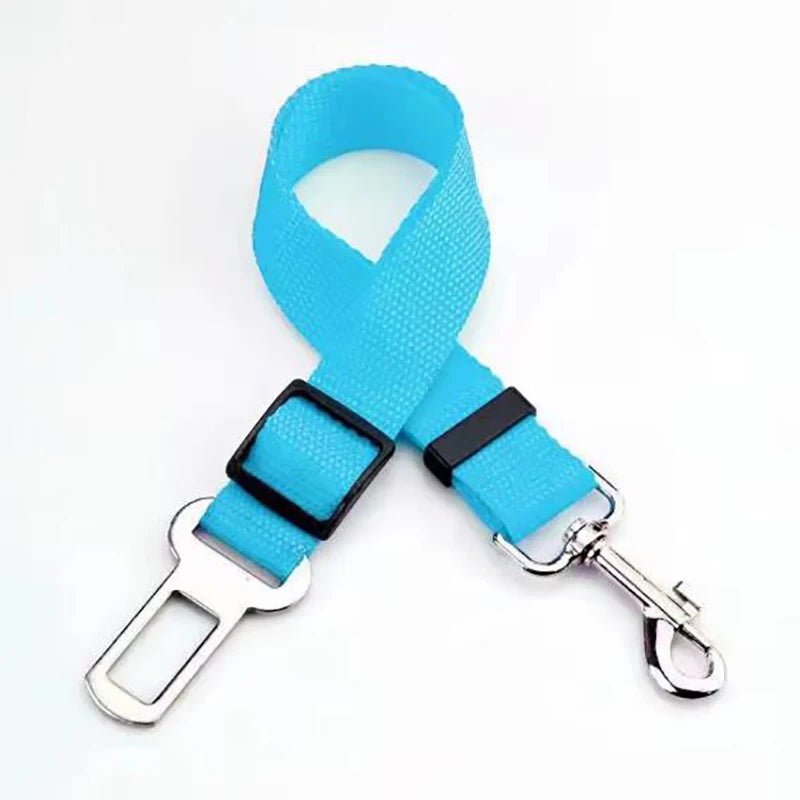 New Dog Car Seat Belt Safety Protector Travel Pets Accessories Dog Leash Collar Breakaway Solid Car Harness Pet Car Seat Belts