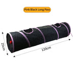 Cat Tunnel Pet Supplies Cat S T Pass Play Tunnel Foldable Cat Tunnel Cat Toy Breathable Drill Barrel for Indoor loud paper