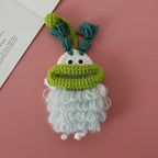 Funny Crochet Sausage Mouth Keychain Key Holder Pouch