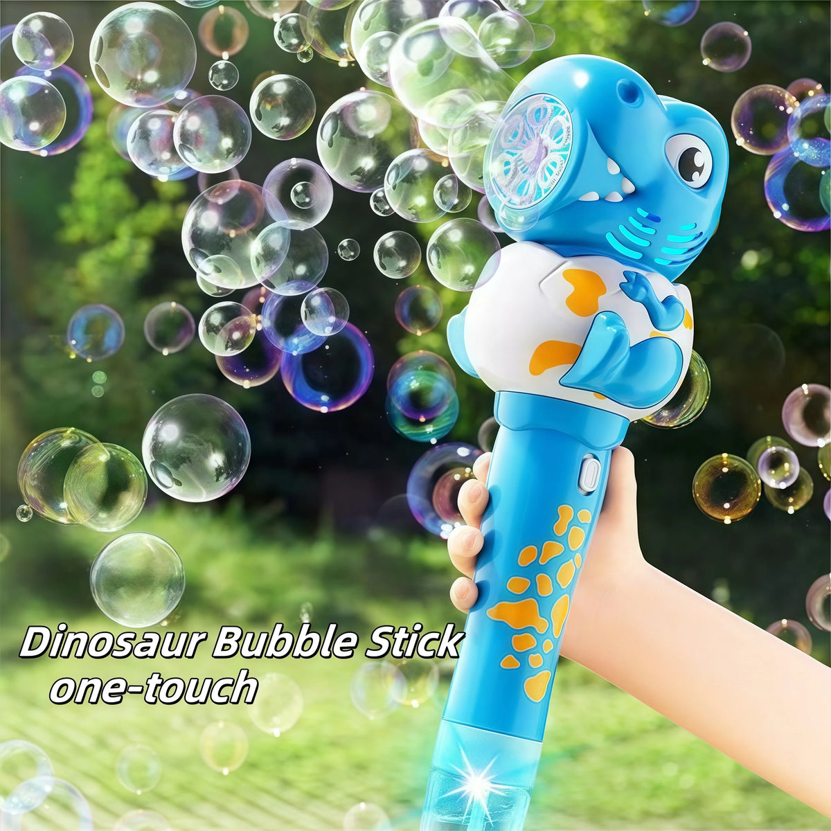 Cartoon Dinosaur & Giraffe Automatic Bubble Blowing Machine