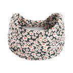 Boho Print Wide Knot Elastic Headband for Women