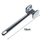 Heavy-Duty Zinc Alloy Meat Tenderizer Hammer – Steak, Chicken & Pork Meat Mallet