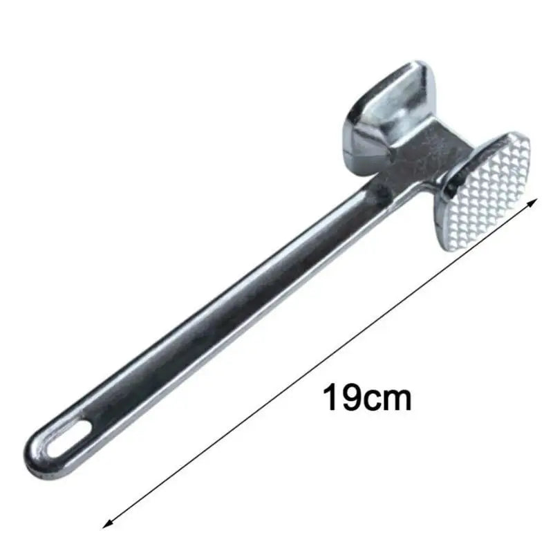 Heavy-Duty Zinc Alloy Meat Tenderizer Hammer – Steak, Chicken & Pork Meat Mallet