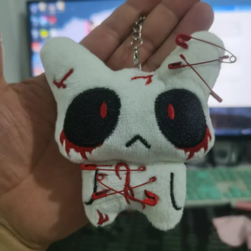 Halloween Horror Plush Keychain Creepy Monster Bag Charm Gift