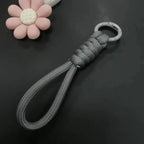 Paracord Braided Keychain Wrist Lanyard for Outdoor Everyday Carry