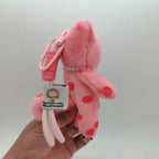 Kawaii Pink Cat Plush Keychain Cute Bag Charm for Girls Gift