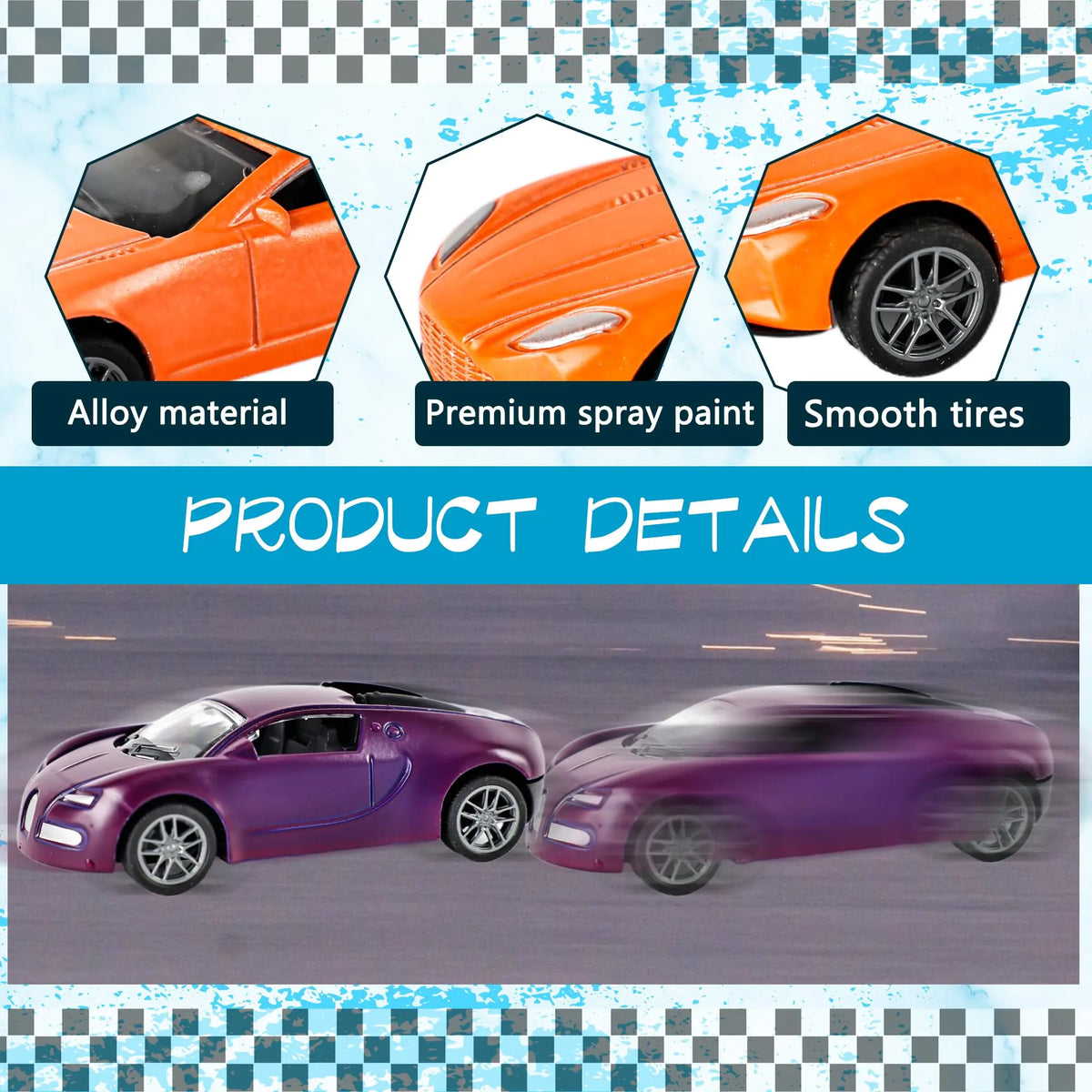 Alloy Color Changing Off Road Inertia Racing Toy Car