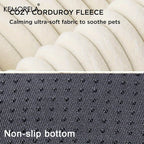 Orthopedic Plush Dog Bed - Mattress with High Resilience Support All Seasons Fluffy Pet Bed for Medium Large Dogs,for Bedroom