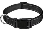 Dog Collar Adjustable Soft Neoprene Padded Nylon Pet Collars with Buckle for Medium Dogs Puppy Walking Necklace Harness Necklace