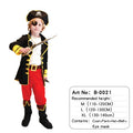 Children's Halloween  Pirate Costumes for Boys Kids Children Pirate Costume Fantasia Infantil Cosplay Clothing