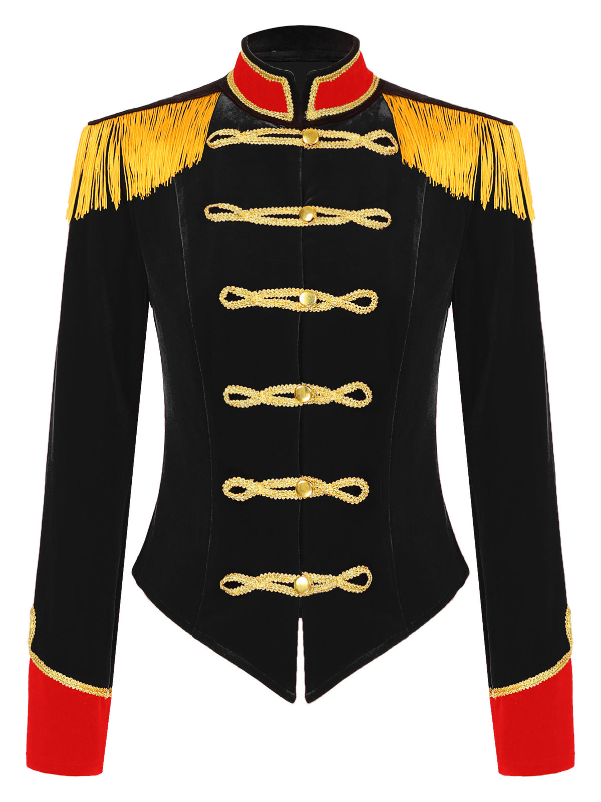 Women Circus Ringmaster Costume – Showman Tailcoat Jacket Outfit