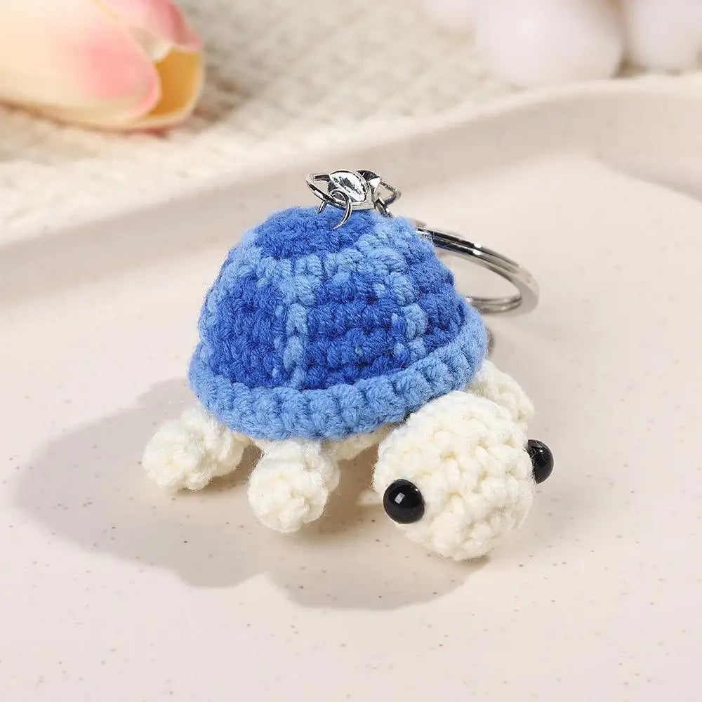 Cute Turtle Crochet Keychain Mini Turtle Bag Charm