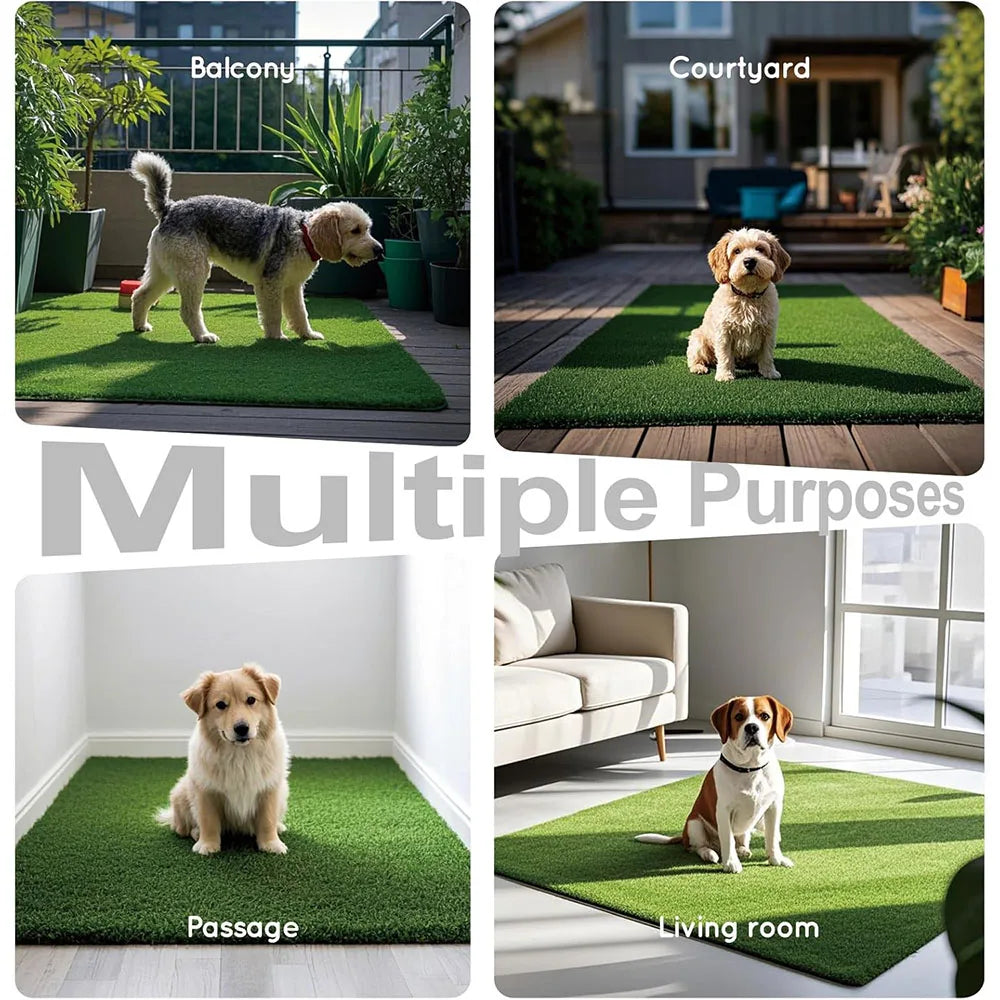 Reusable Dog Toilet Dog Lawn Carpet: Artificial Grass Rug for Dog, Dog Toilet, Training Mat, Dog Toilet for Balcony Patio Garden