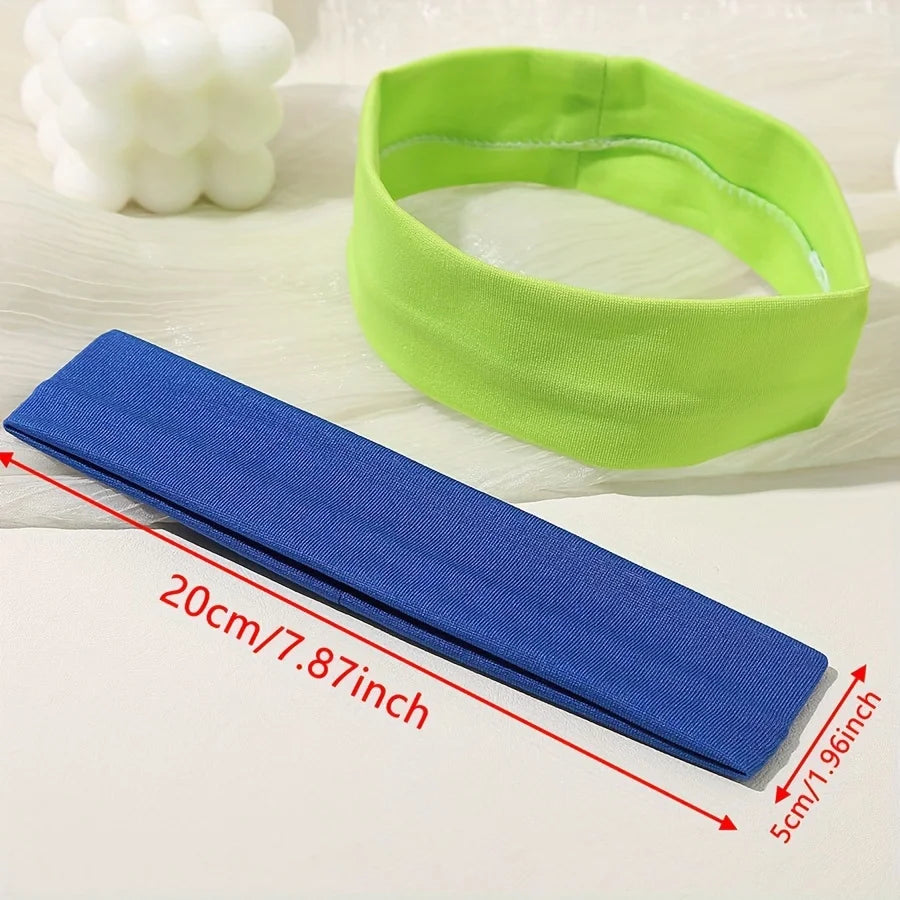 Elastic Knitted Sports Headband for Women – Soft Stretch Hair Band