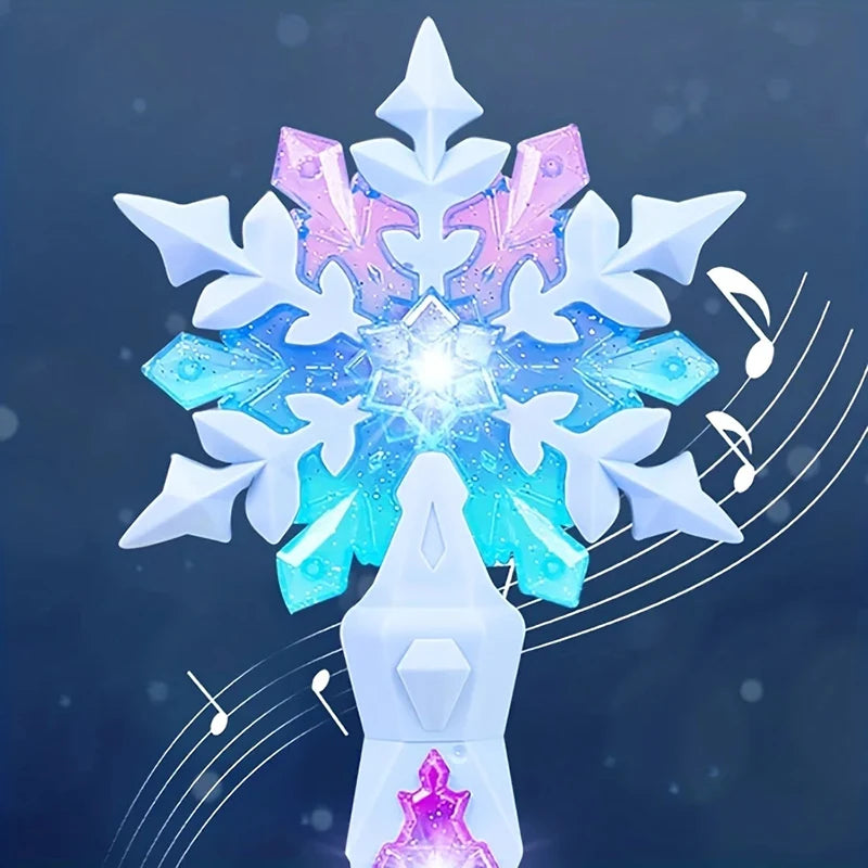 Princess Snowflake LED Magic Wand Toy