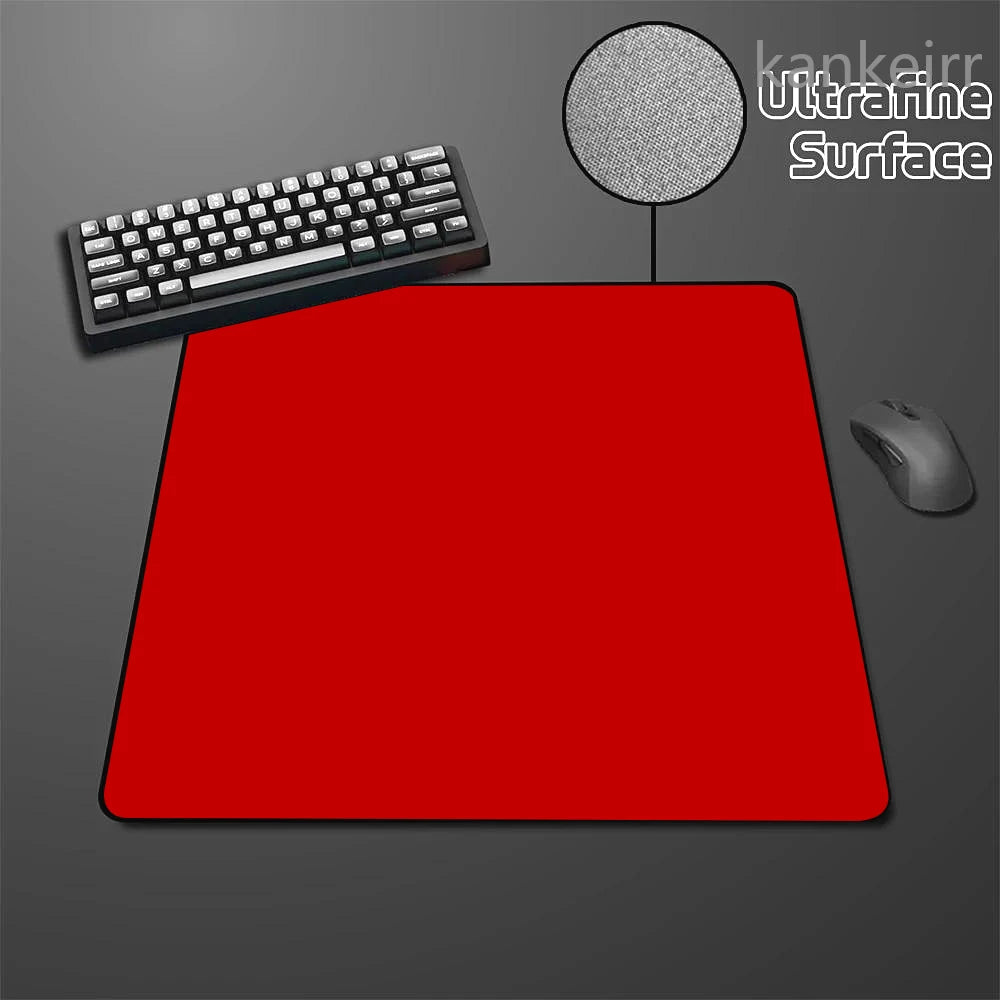 Black Speed Mouse Pad Pure Color High Elastic Non-slip Bottom Gaming Mouse Mat Premium E-Sports Mousepad Ultrafine Surfa Deskmat