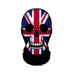 Halloween Skeleton Mask Elastic Mesh Hood Scary Party Cosplay Prop Breathable Face Cover Hood