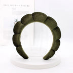Velvet Sponge Spa Headband for Face Washing & Skincare