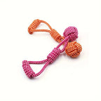 Durable Dog Rope Ball Toy for Interactive Tug and Chew Play
