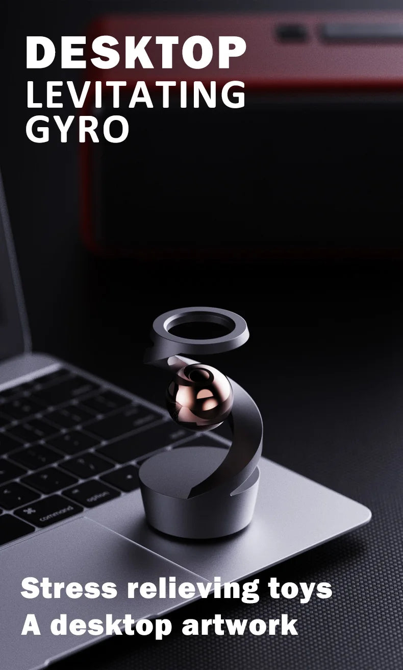 Suspended Spinning Top with Visual Effect Stress Relief Focus Tool Adults & Kids Suspended Gyroscope Fidget Spinner  Fidget toy