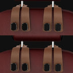 Fit for Headrest Hook Seatback Storage Rack Backpack Holder Multi-Functional Suede Double-Ended Hook - Universal