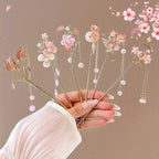 1pc Romantic Chinese Style Hair Accessory Alloy Jewelry Women's Hair Needle Suitable for Daily Wear Gifts Girls Fashion Hairpin