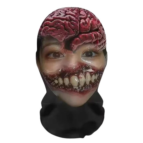 New Creative Headpiece Halloween Carnival Funny Headgear Cosplay Costume Comical Wig Mask Prank Props Party Decoration