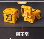 Math Cube Transformation Robot Toy