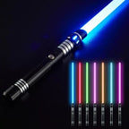 RGB EMetal Lightsaber Dueling Smooth Swing Sword Sabre De Luz 14  Color Changing with Sounds  Flashing Toy